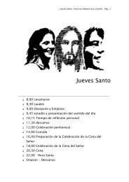 Material Jueves Santo - Hijas de la Caridad