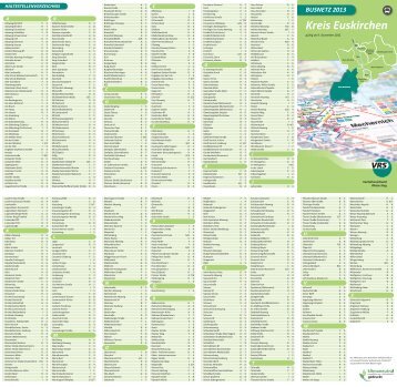 Busnetz Kreis Euskirchen 2013 - VRS