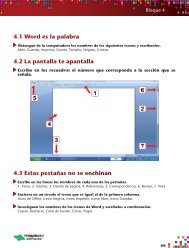 4.1 Word es la palabra 4.2 La pantalla te apantalla 4.3 Estas ...