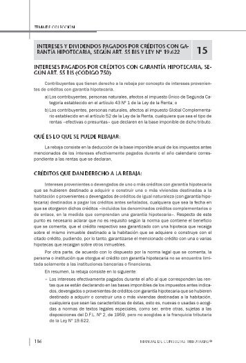 INTERESES Y DIVIDENDOS PAGADOS POR ... - Legal Publishing