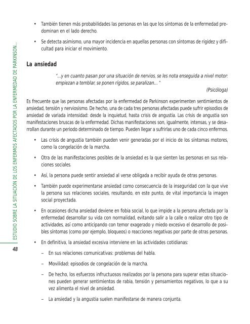 La situación de los enfermos afectados por la ... - Portal Mayores