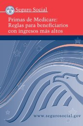 Información de Medicare para beneficiarios con ... - Social Security