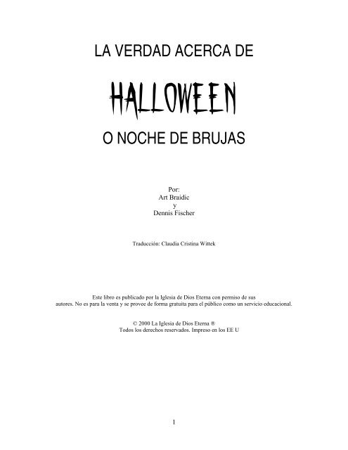 La Verdad Acerca Del Halloween.pdf