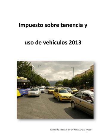 Impuesto sobre tenencia y uso de vehículos 2013 - IDConline 19 ...