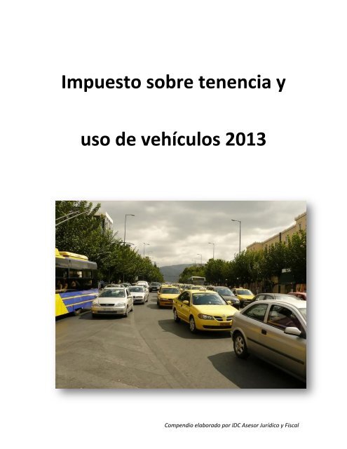 Impuesto sobre tenencia y uso de vehículos 2013 - IDConline 19 ...