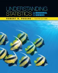 Understanding Statistics in the Behavioral Sciences ... - NelsonBrain