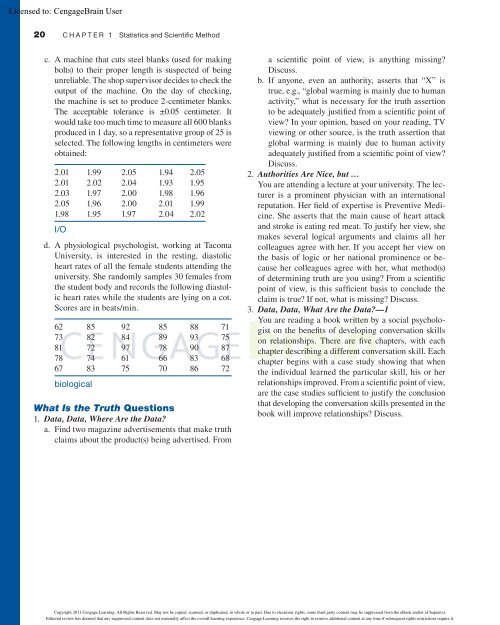 Understanding Statistics in the Behavioral Sciences ... - NelsonBrain