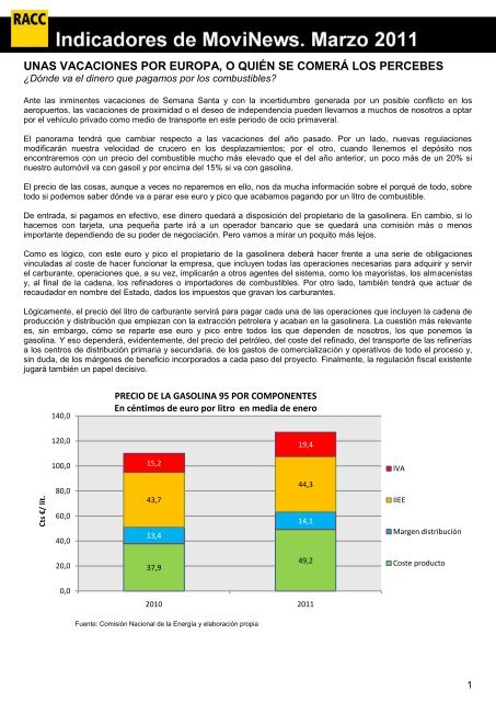 Dónde va el dinero que pagamos - Racc