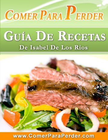 Comer Para Perder: Guía de Recetas - Amazon Web Services