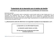 Tratamiento de la depresión por el médico de familia Información ...