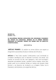 57 estimulos fiscales-fomento empleo - H. Congreso de Chihuahua