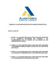 anexos a la guía metodológica de contratación - Auditoría General ...