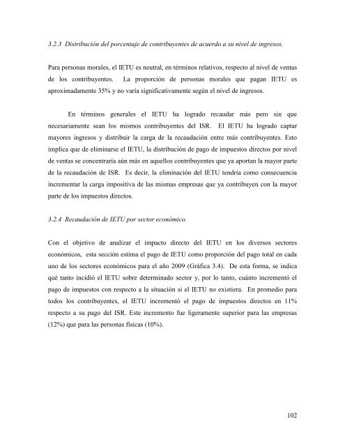 Evaluación IETU - Secretaría de Hacienda y Crédito Público