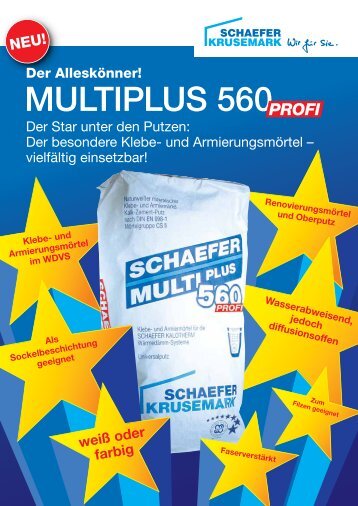 MULTIPLUS 560PROFI - SCHAEFER KRUSEMARK