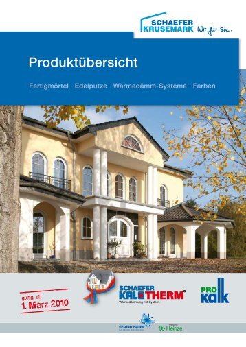 Produktübersicht - SCHAEFER KRUSEMARK