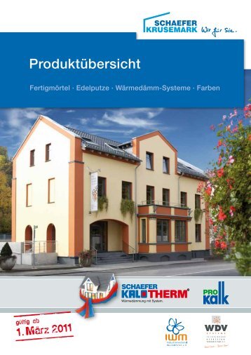 Produktübersicht - SCHAEFER KRUSEMARK