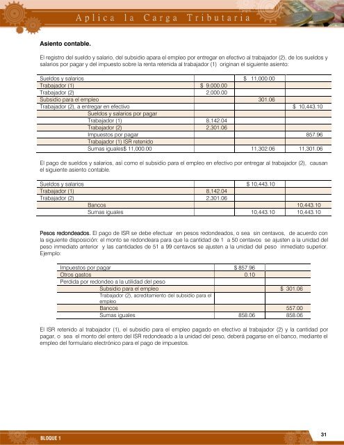 Aplica la Carga Tributaria