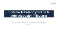 Sistema Tributario y Rol de la Administración Tributaria