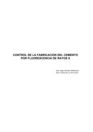 CONTROL DE LA FABRICACION DEL CEMENTO - Asocem