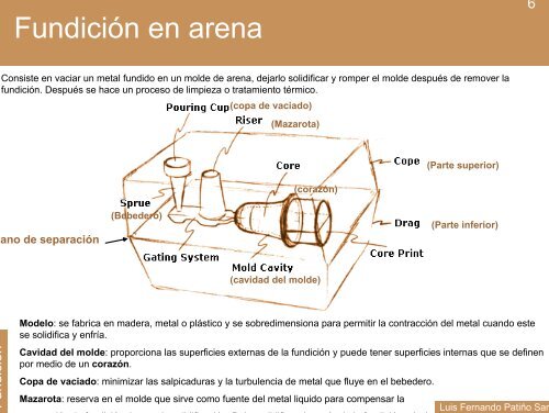 Fundición o conformado en estado líquido de metales