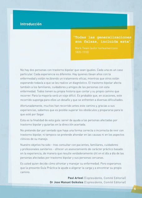 Aprendiendo a vivir con trastorno bipolar: - Neurocienciasonline.com