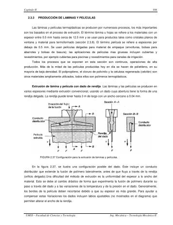 producción de laminas y películas - Materias FCyT UMSS