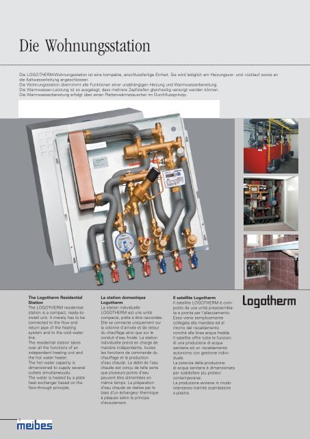 meibes Produktkatalog 2013 Logotherm