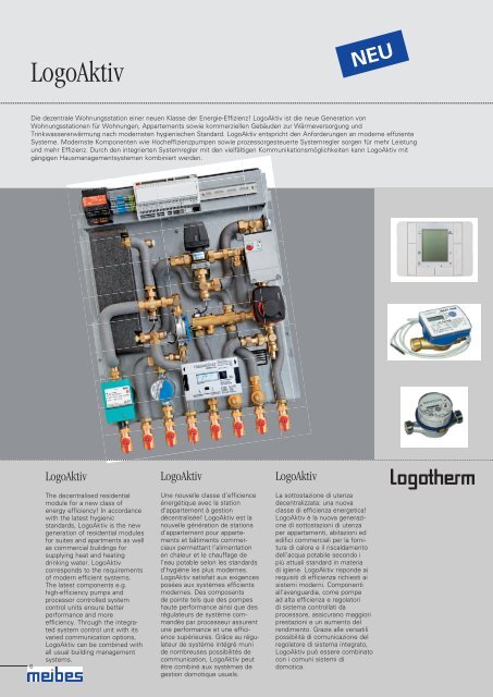 meibes Produktkatalog 2013 Logotherm