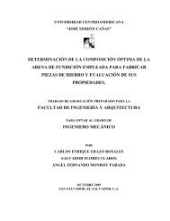 determinación de la composición óptima de la arena de fundición ...