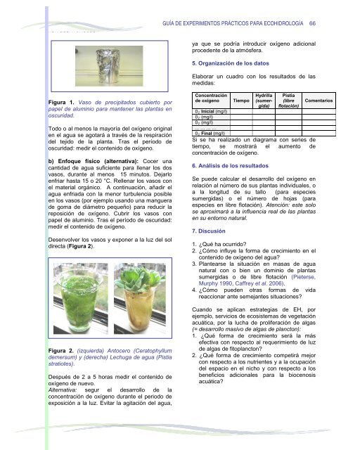 guía práctica de experimentos para - Ecologia e Gestão Ambiental