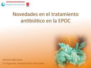 Novedades en el tratamiento antibiótico del EPOC - Urgencias Clínico