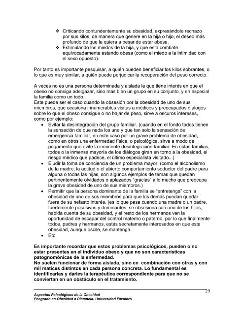 ASPECTOS PSICOLÓGICOS DE LA OBESIDAD - Nutrinfo.com