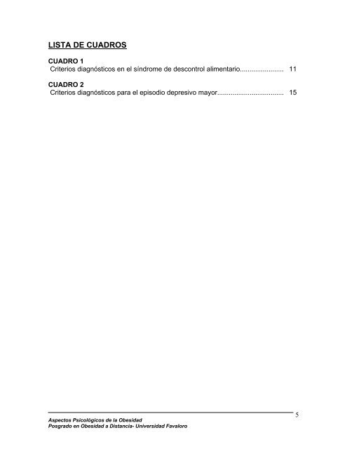 ASPECTOS PSICOLÓGICOS DE LA OBESIDAD - Nutrinfo.com