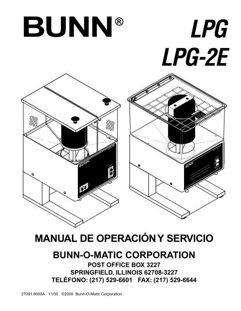 Manual Ususario Molino LPG - COFFEECO
