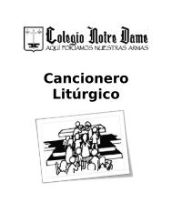 Cancionero Litúrgico - Colegio Notre Dame