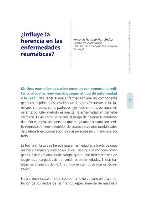 Enfermedades Reumáticas: Las preguntas de los pacientes - Pfizer