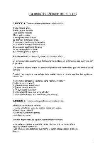 EJERCICIOS DE SISTEMAS EXPERTOS BASADOS EN REGLAS ...