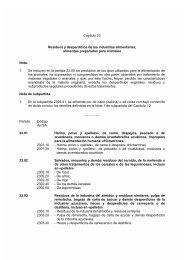 Capítulo 23 Residuos y desperdicios de las industrias ... - Aladi