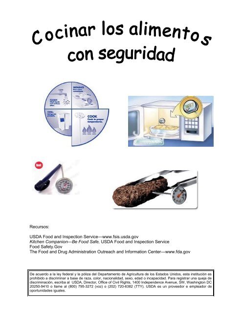 Cocinar los alimentos con seguridad – Home ... - Yours for Children