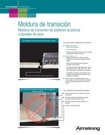 Moldura de transición - Armstrong