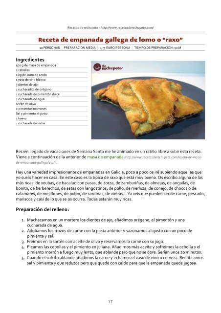 Ingredientes 500 g