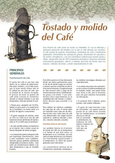 Tostado Y Molido Del Café – Infocafés