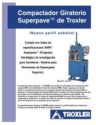 Compactador Giratorio Superpave™ de Troxler - Troxler Electronic ...