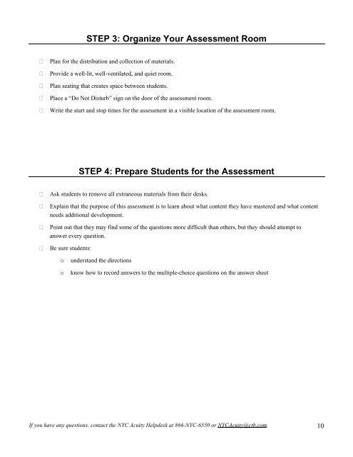 Spring Benchmark Spanish Assessment ... - CTB/McGraw-Hill