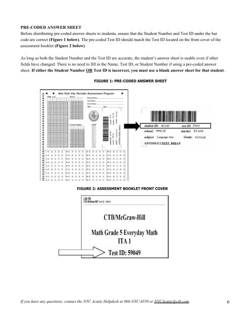 Spring Benchmark Spanish Assessment ... - CTB/McGraw-Hill