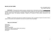 RECICLAJE DE VIDRIO