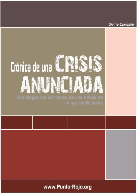 cronica de una crisis anunciada