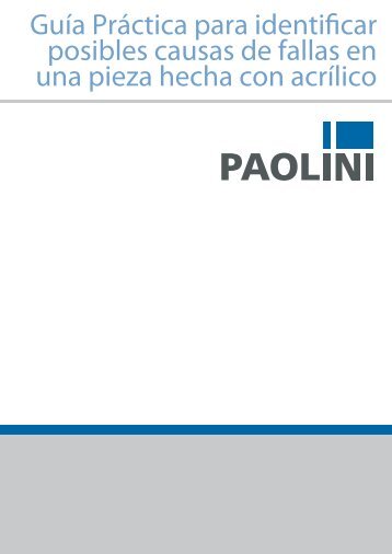Guia Práctica para identificar posibles causas de fallas - Paolini