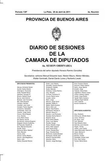 REUNION 14 - Cámara de Diputados de la Provincia de Buenos Aires