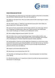 Unterrichtsmaterial NS-Zeit - FC Schalke 04